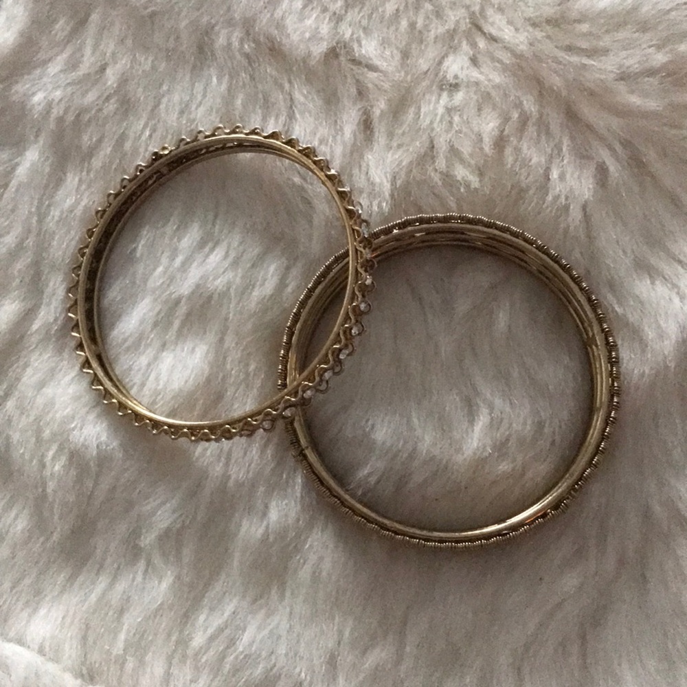 Gold bangles